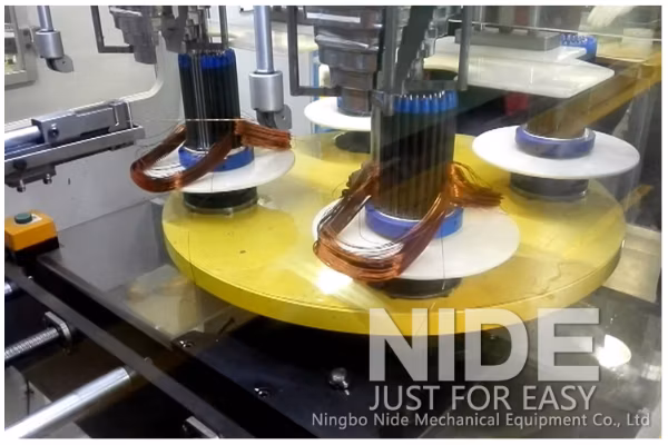 Four Station Automatic Stator Coil Winder Machine for Table Fan Motor Winding