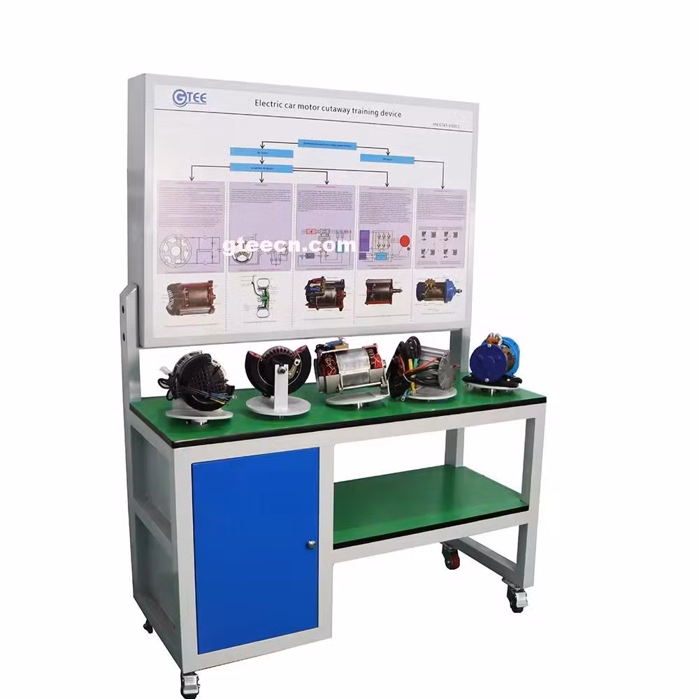 Educational Equipment EV Automotive Training Electric Car Motor Cutaway Training Board for Vocational Schools