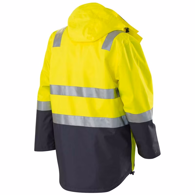 Mens Construction Reflective Waterproof Outdoor Winter Vest Welding Security Jacket