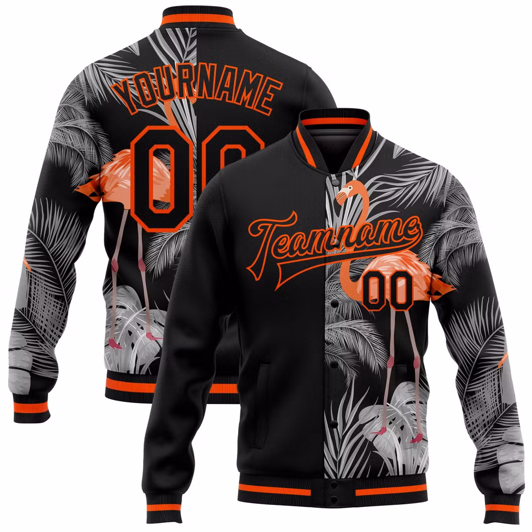 Custom Logo OEM Fashion Clothes Outdoor Clothing Printed Winter Baseball Jacket for Man