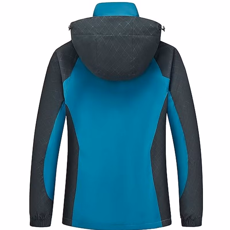 Women&prime;s Waterproof Rain Jacket with Hood Lightweight Outdoors Raincoat
