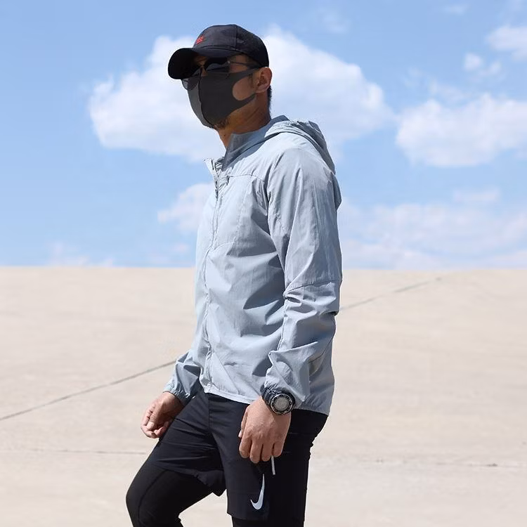 Summer Clothes Windbreaker Ultra-Light Skin Clothes Men Hooded Thin Casual Clothes Tactical Uniform Summer Skin Mens Jackets