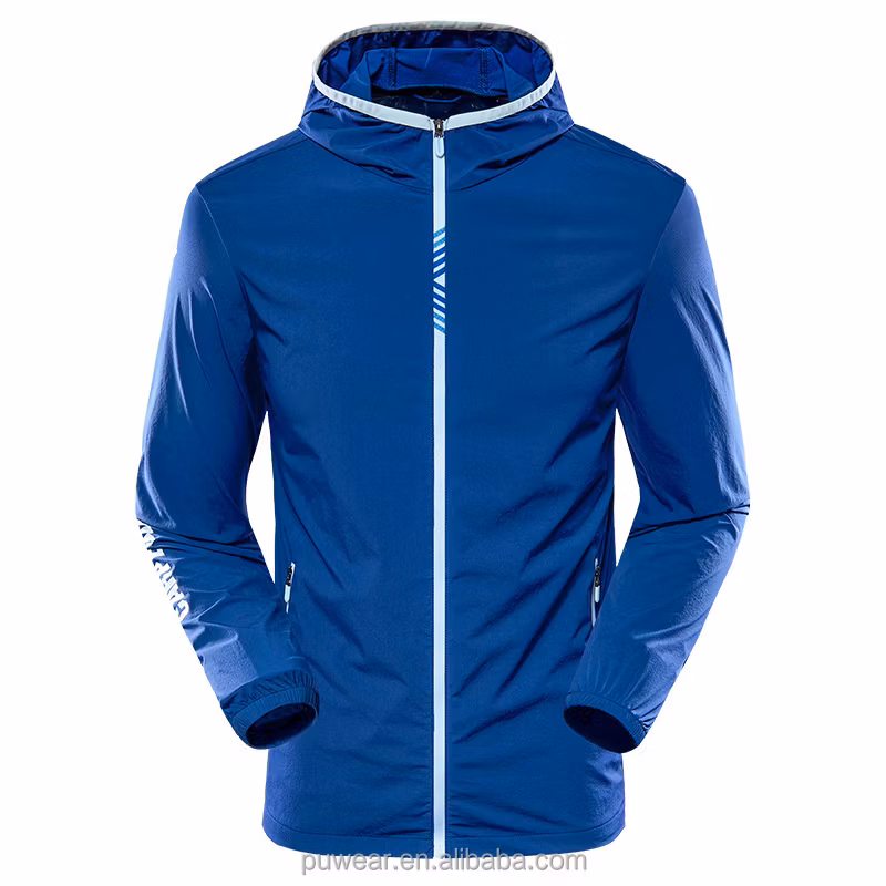 High Quality Custom Breathable Waterproof Windbreaker Sun-Protective Lightweight Casual Hunting Men&prime;s Rain Outdoor Jacket