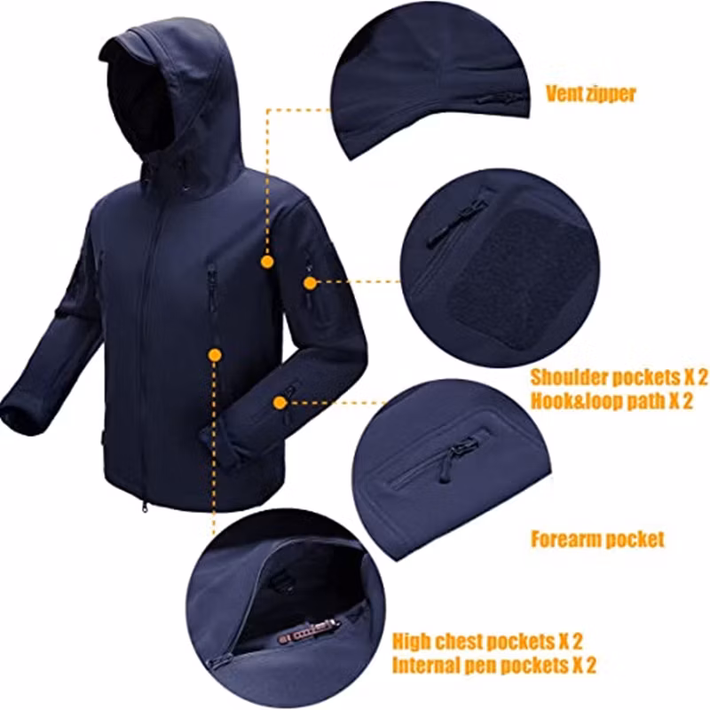Custom Own Design Outdoor Hunting Tactical Field Mens Tactical Security Uniform Jackets