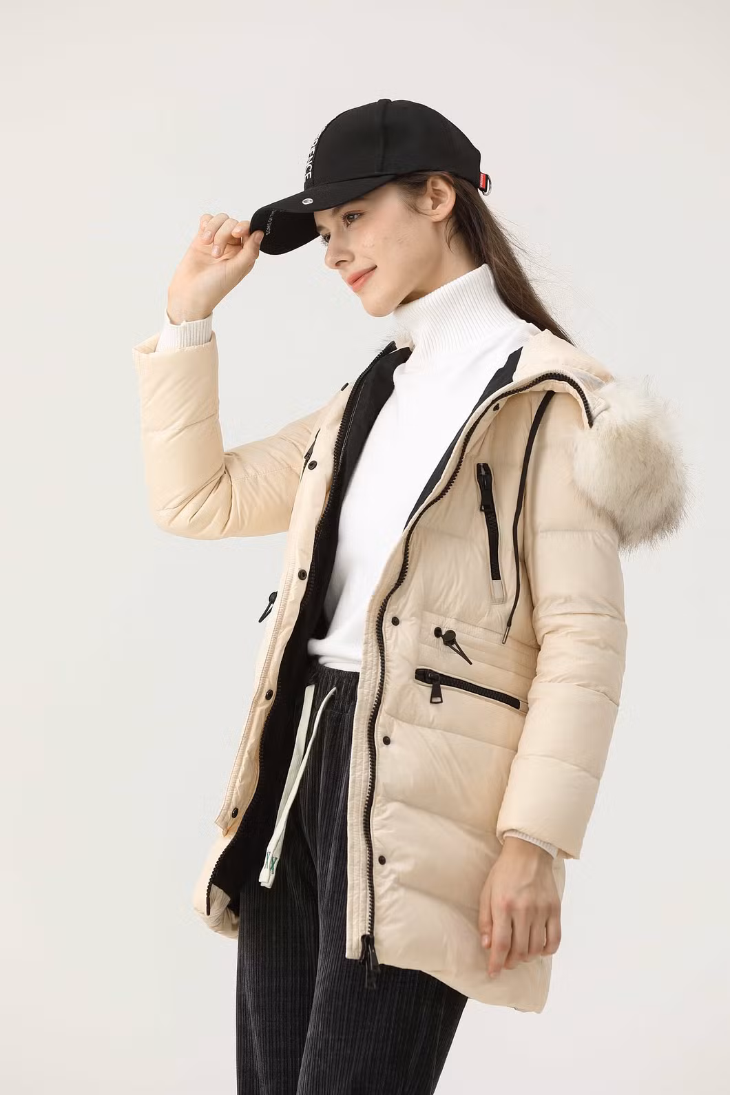 Snowboard Ladies Hoodie Padded Thick Ropa Winter Women Parka Jacket