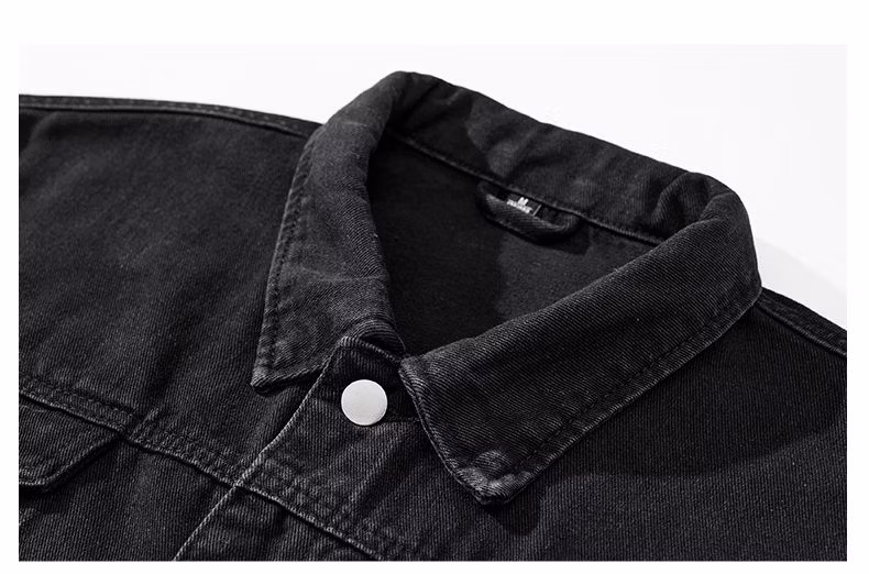 2024 Fall New Hong Kong Style Ins Do Old Men&prime;s Denim Jacket