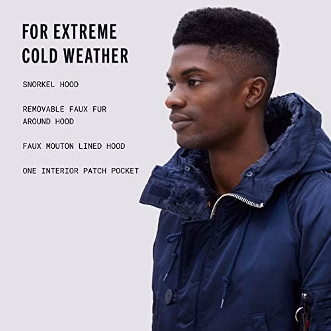 N-3b Slim Fit Parka - Cold Weather Windproof Outdoor Fashion Winter Parka