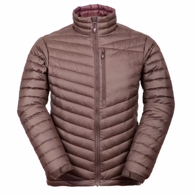 High Quality Winter Men&prime;s White Duck Down Jacket Light Down Jacket with Stand Collar