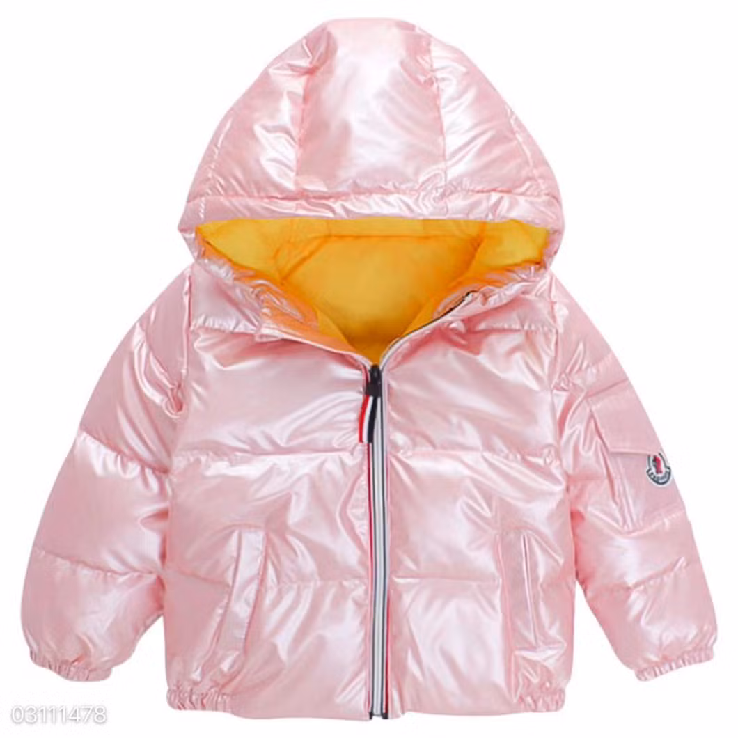 Kid&prime;s Pink Duck Down Jacket