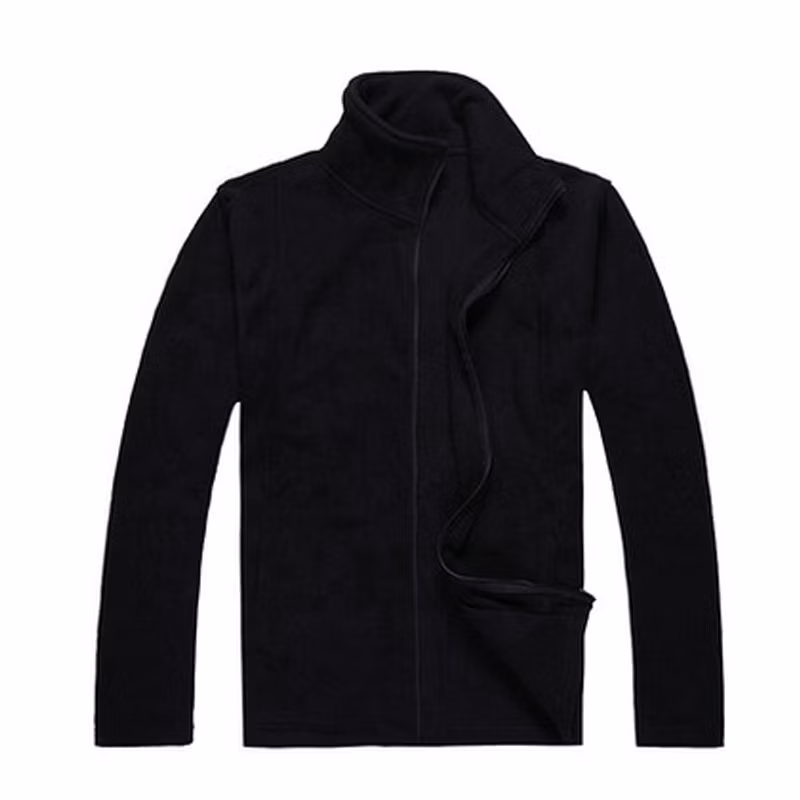 Winter Soft and Comfortable Men&prime;s Warm Fleece Jacket Breathable Plus Velvet Ultra Light Outdoor Men&prime;s Jacket