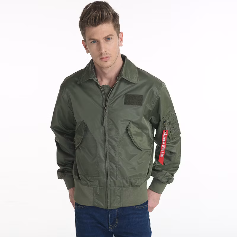 Military Aviator Jacket Outfit Thin Section