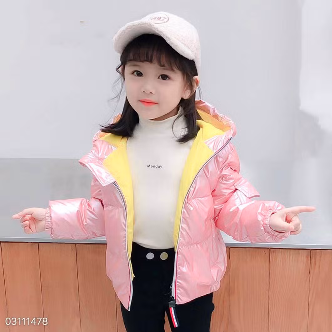 Kid&prime;s Pink Duck Down Jacket