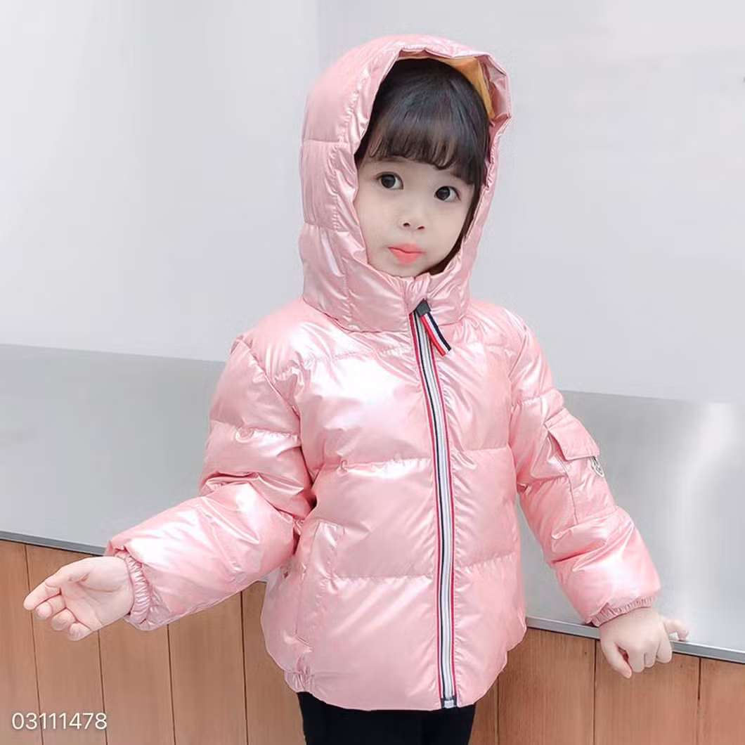Kid&prime;s Pink Duck Down Jacket