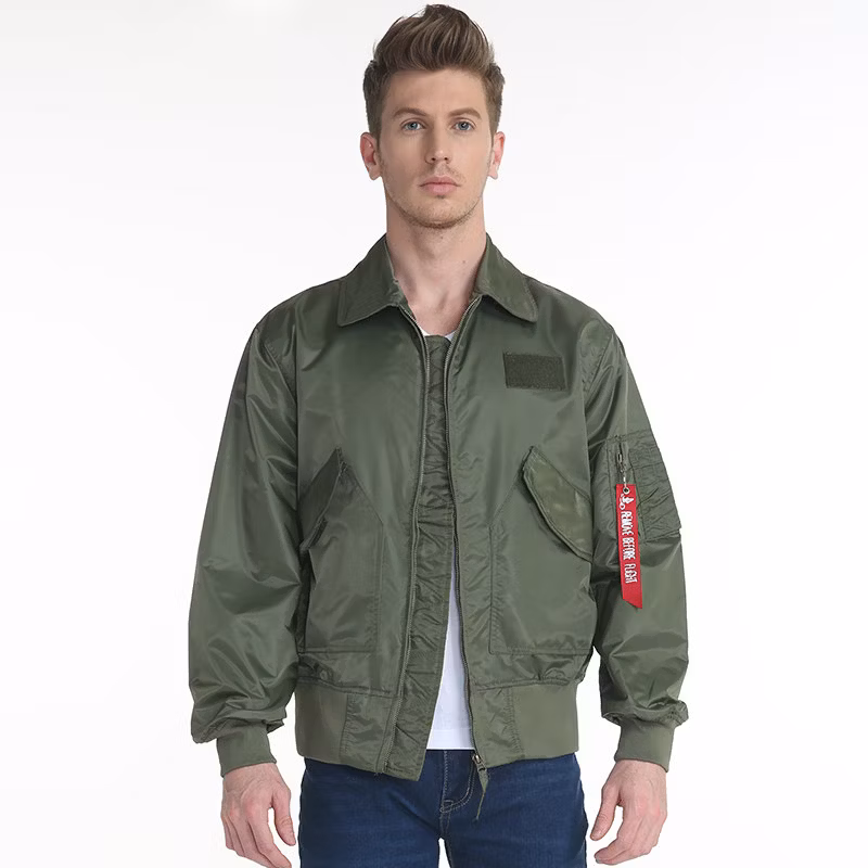 Military Aviator Jacket Outfit Thin Section