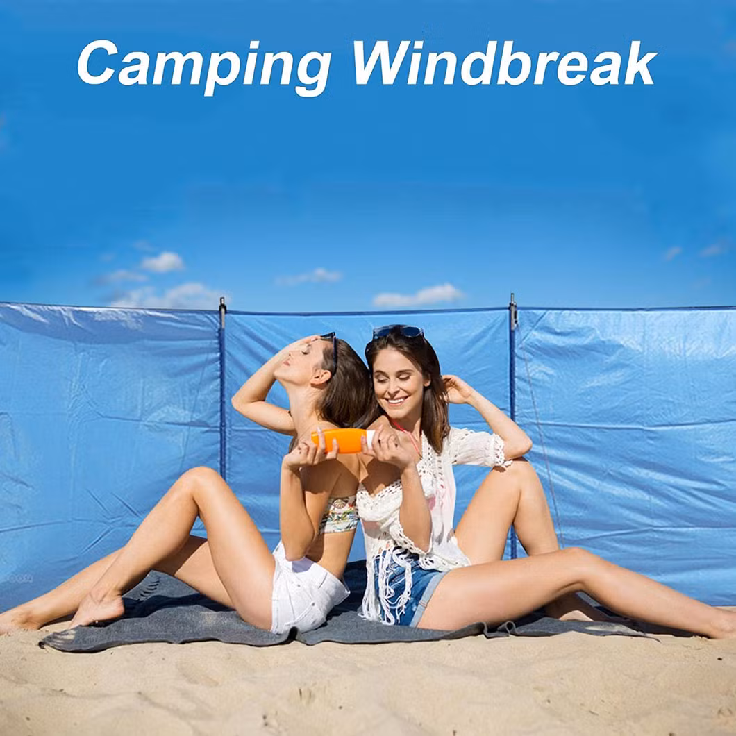 Outdoor Oxford Great Quality Privacy Screen Fence Heavy Duty Camping Windbreak for Beach