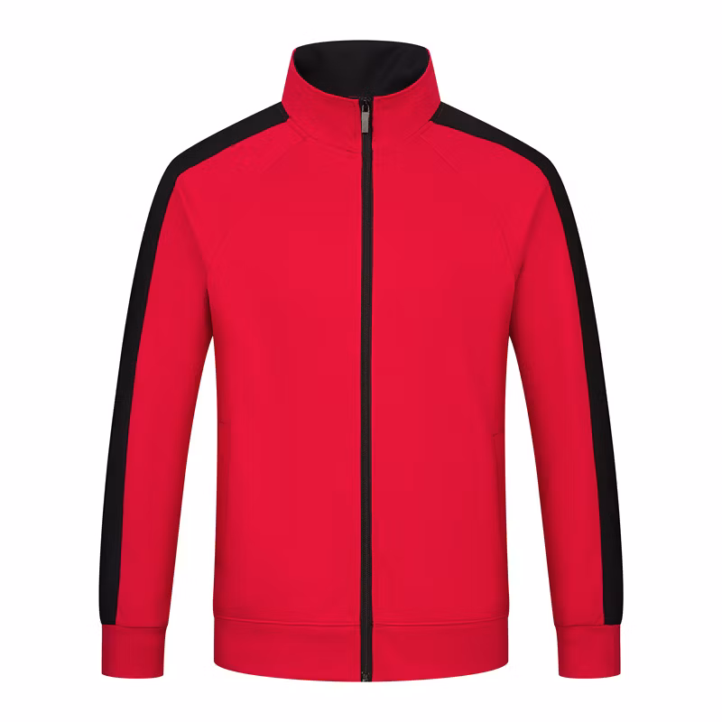 Wholesale High Quality Men&prime;s Sports Jacket Custom Casual Baseball Shirt Men&prime;s Uniform Zipper Jacket