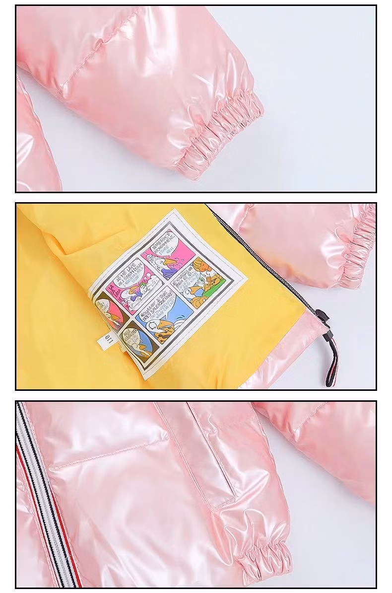 Kid&prime;s Pink Duck Down Jacket