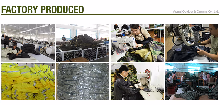 Yuemai Military Woodland Camo Warm Tactical Combat Us M65 Field Jacket