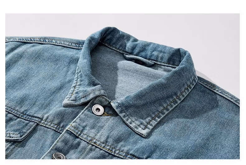 2024 Fall New Hong Kong Style Ins Do Old Men&prime;s Denim Jacket