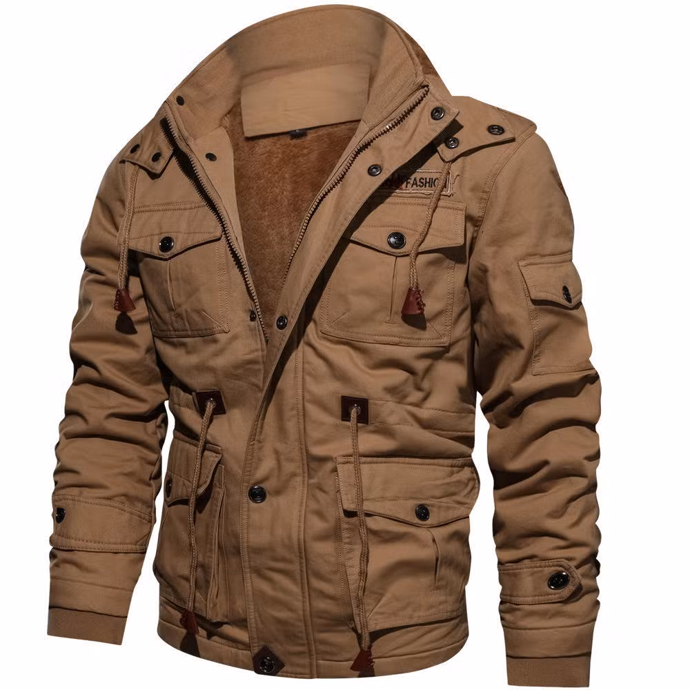Custom Bomber Jacket Men Spring Outdoor Waterproof Windbreaker Plus Size Long Jackets for Men High Quality