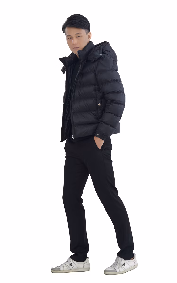 Factory OEM New Design Padding Jacket Black Winter Men Padded Jackets Puff Jacket Quilted Jacket