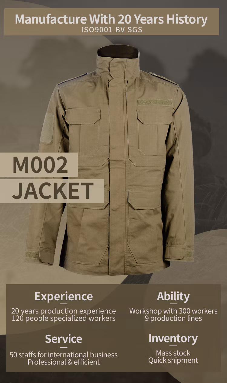 Spring and Autumn Clothing Polyester Cotton Air Force Military Jacket
