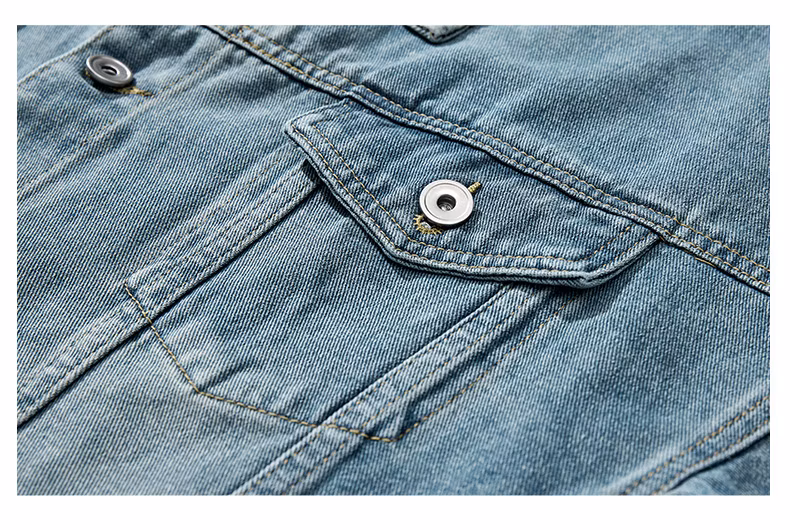 2024 Fall New Hong Kong Style Ins Do Old Men&prime;s Denim Jacket