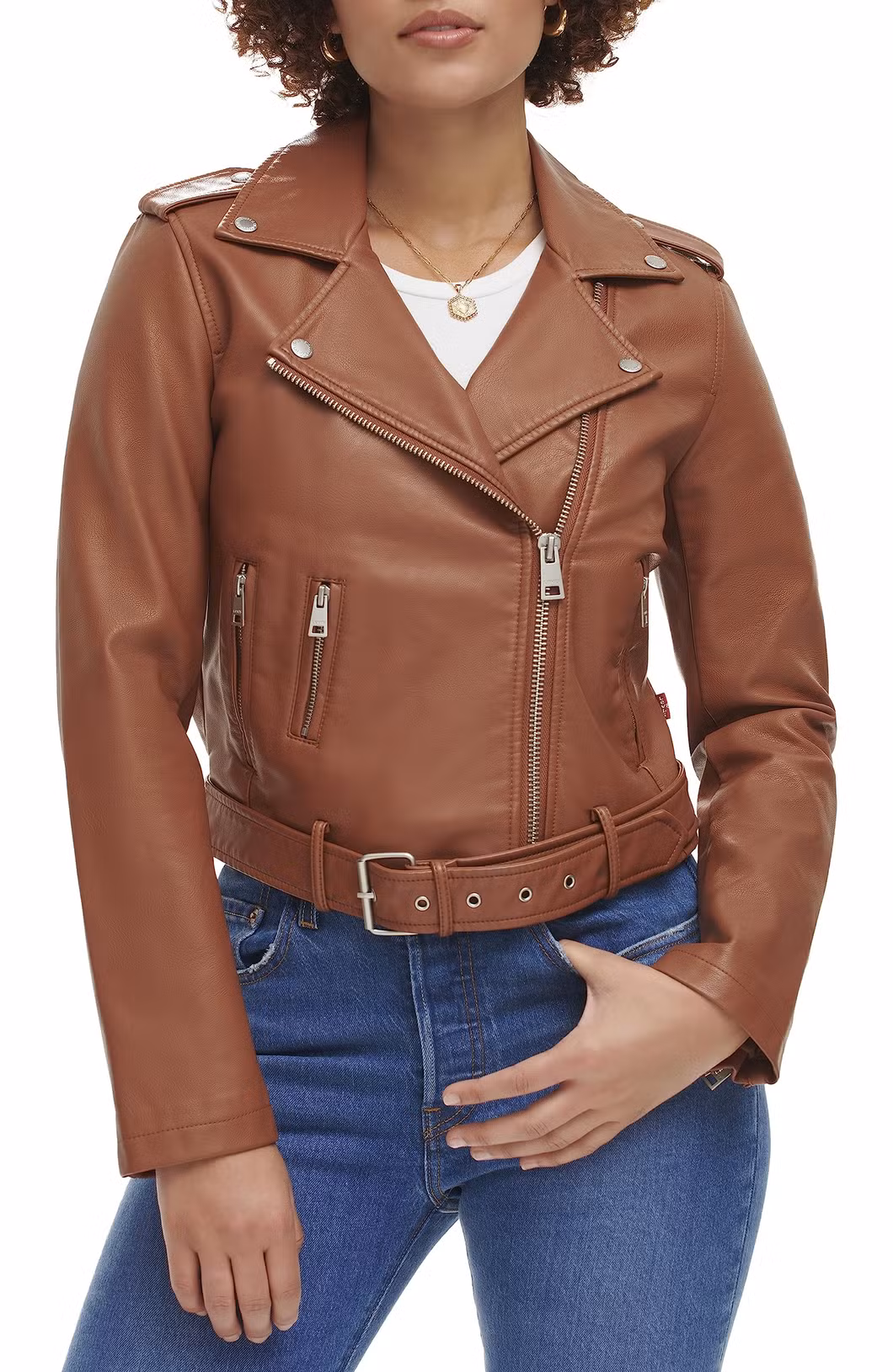 Asiapo China Factory Women&prime;s Street Classic Motorcycle Biker Racer PU Leather Jacket