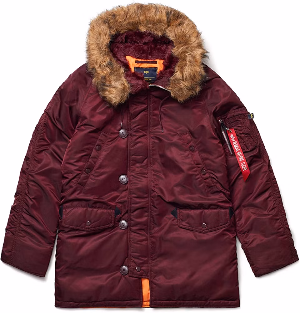N-3b Slim Fit Parka - Cold Weather Windproof Outdoor Fashion Winter Parka