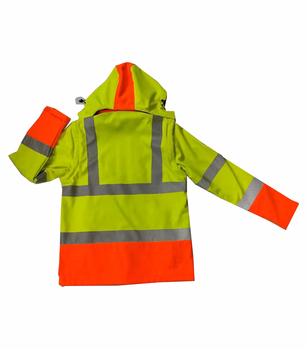 Custom Logo Print OEM Work Windbreaker Running Sport Softshell Two Tone Windproof Waterproof Outdoor Jacket for Men