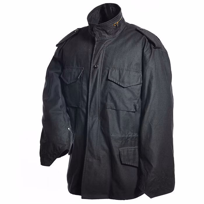 Waterproof Black M-65 Field Military Parka Jacket