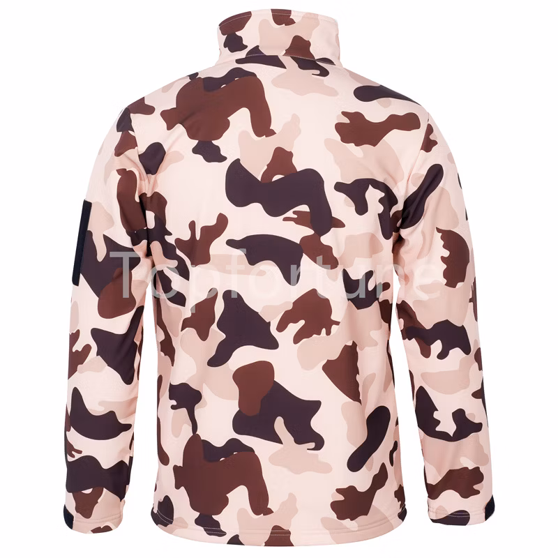 OEM Waterproof Soft Shell Camouflage Combat Windbreaker Jacket