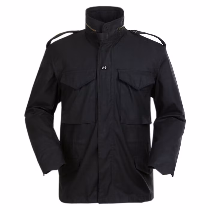 Waterproof Black M-65 Field Military Parka Jacket