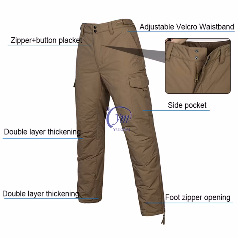 Hiking Winter Warm Waterproof Jacket Pant Military Outdoor Uniform Tactical Jacket for Men