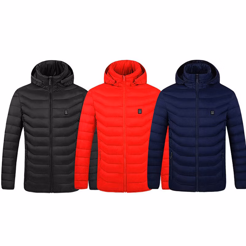 Rechargeable Electric Battery Heating Lightweight Heater Men Coats Waterproof Insulated Heated Jacket