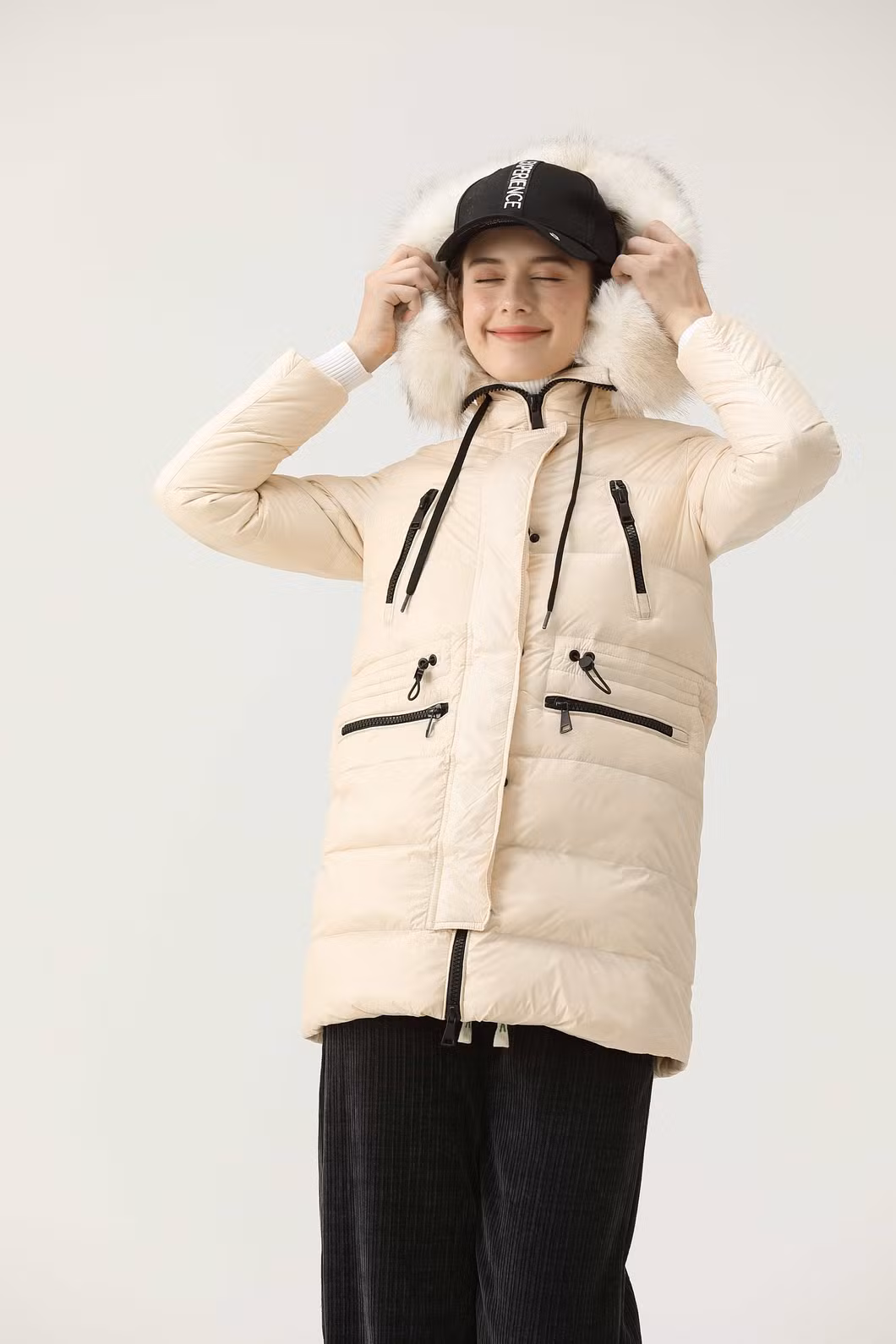 Snowboard Ladies Hoodie Padded Thick Ropa Winter Women Parka Jacket
