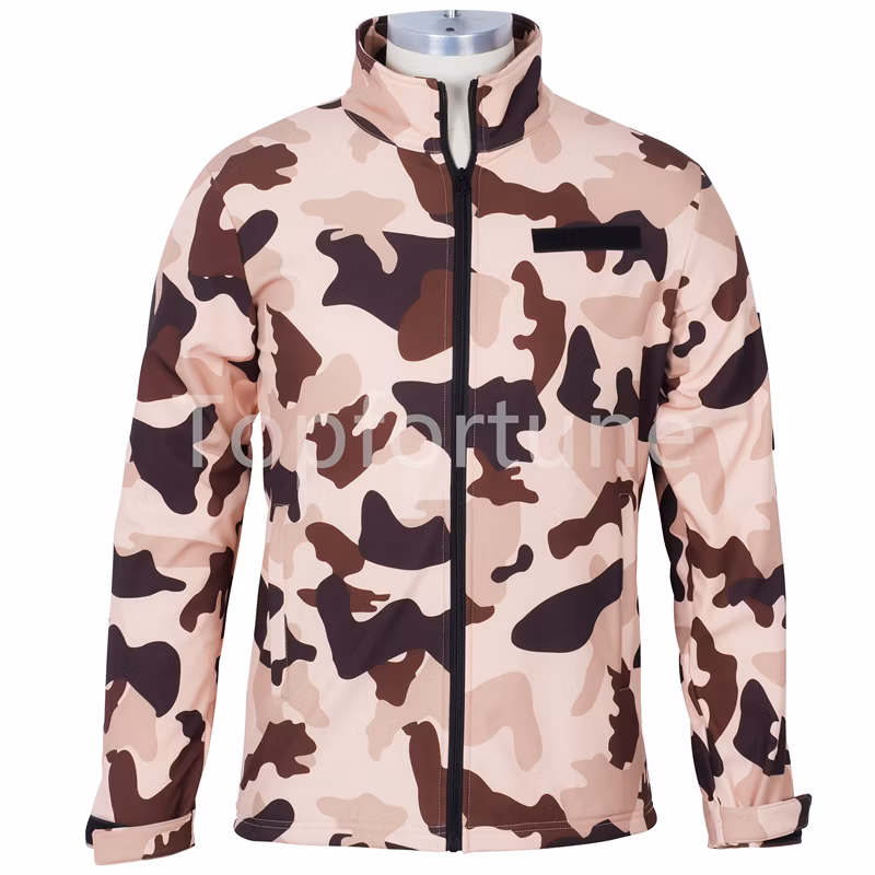 OEM Waterproof Soft Shell Camouflage Combat Windbreaker Jacket
