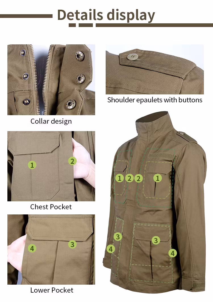 Spring and Autumn Clothing Polyester Cotton Air Force Military Jacket