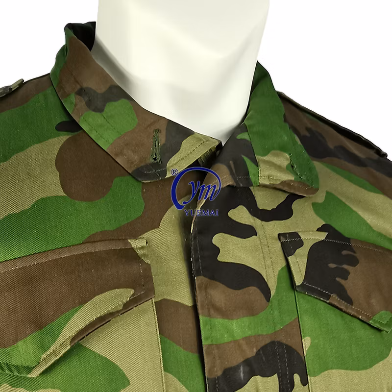 Yuemai Military Woodland Camo Warm Tactical Combat Us M65 Field Jacket