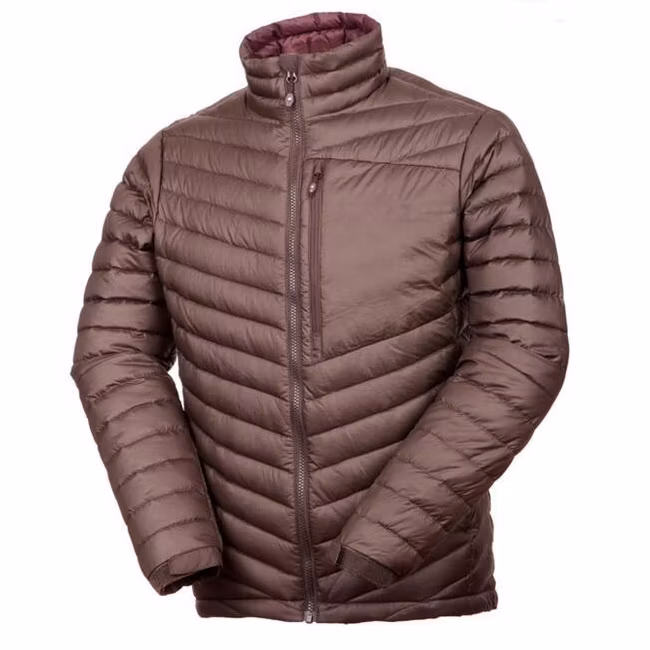 High Quality Winter Men&prime;s White Duck Down Jacket Light Down Jacket with Stand Collar