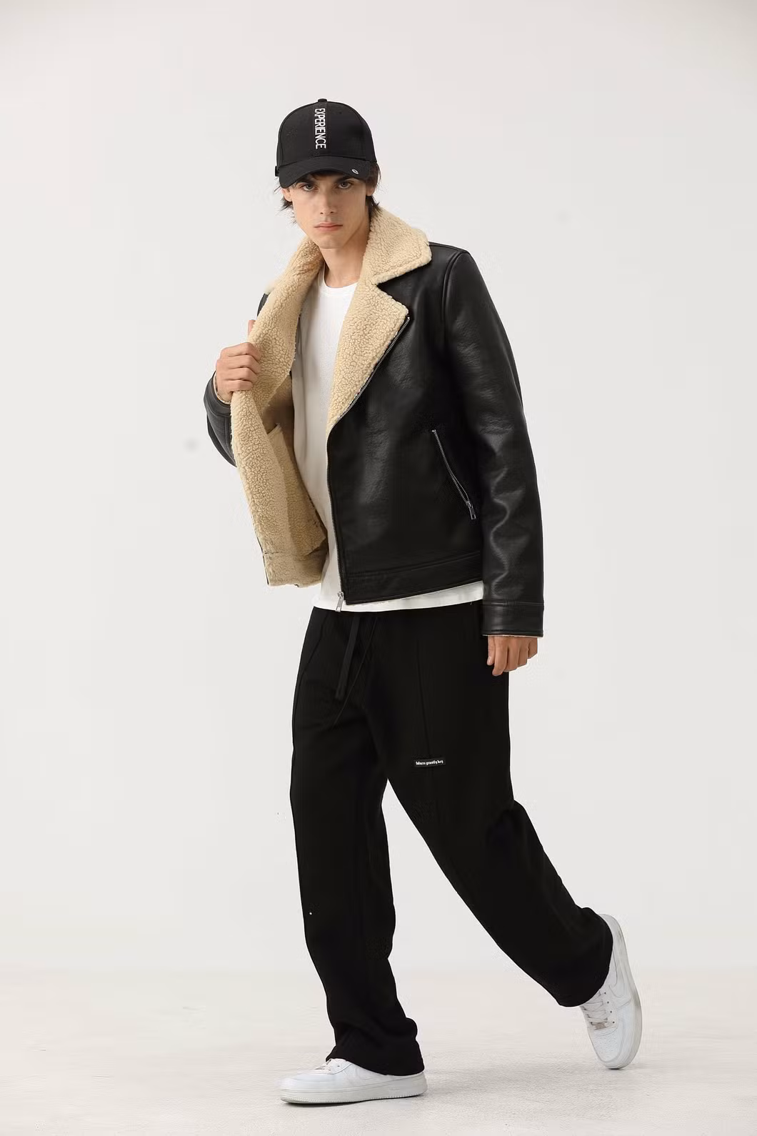 High Quality Casual PU Motorcycle Leather Plus Size Suede Men Leather Jackets