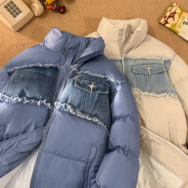 Lulusen Vintage Design Short Bubble Wholesale Puffer Nylon Cotton Padded Jacket