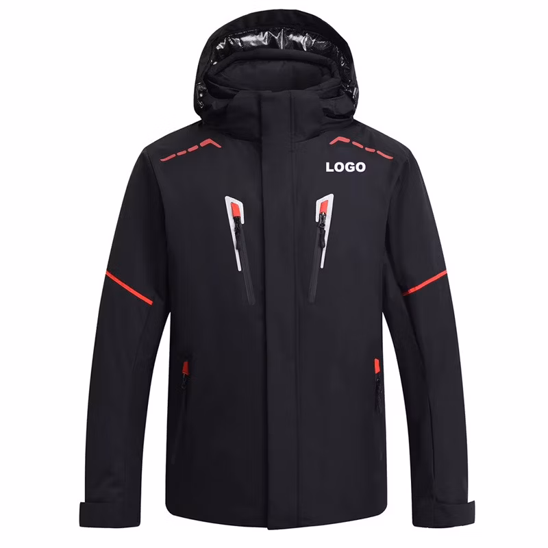Custom Logo High Quality Padded Thick Goose Warm Breathable Waterproof Packable Polyester Winter Coat Outdoor Leisure Sports Duck Down Jacket