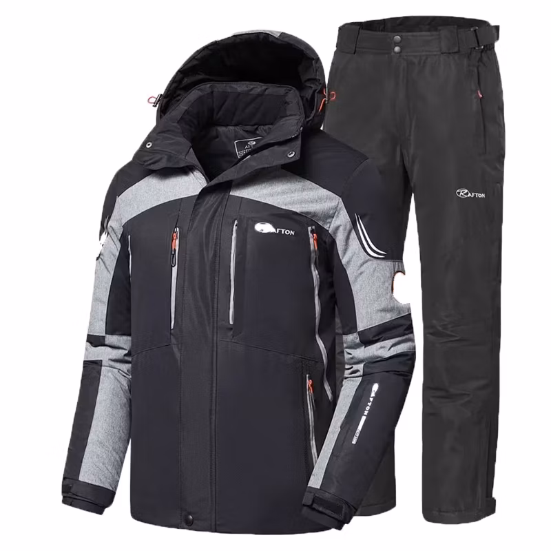 Custom Logo High Quality Padded Thick Goose Warm Breathable Waterproof Packable Polyester Winter Coat Outdoor Leisure Sports Duck Down Jacket