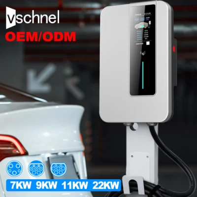 Type1 AC EV Fast 7kw Wall-Mounted <a href='/ev-charging/'>EV Charging</a> Stations Smart Home