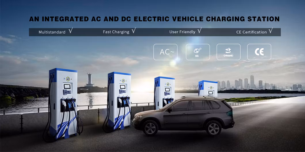 Aoneng Install 60 Kw Acdc Combo Electric Vehicle EV Car Charging Station Charger Cost