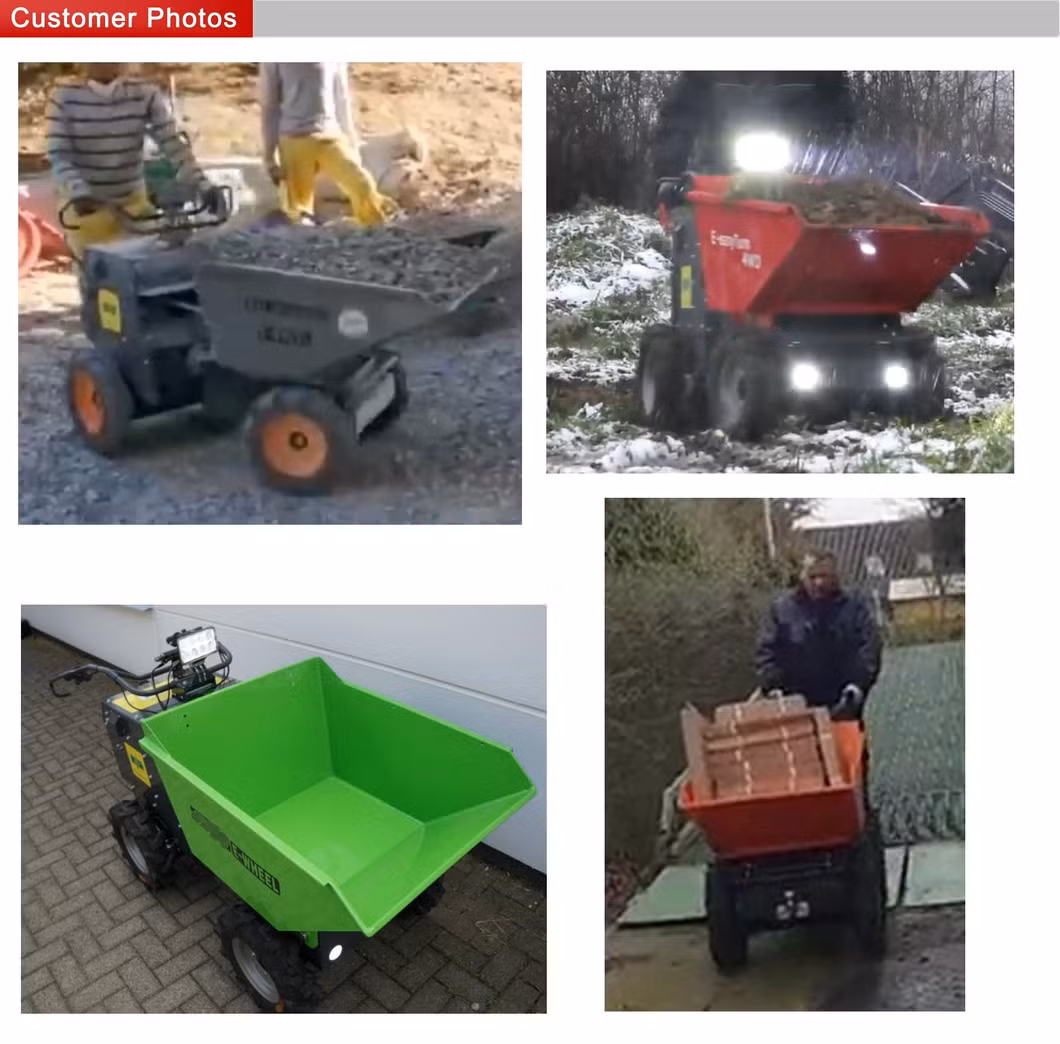 Konstant Electric Concrete Power Buggy 300kg Mini Dumper 1600W Power Barrow New