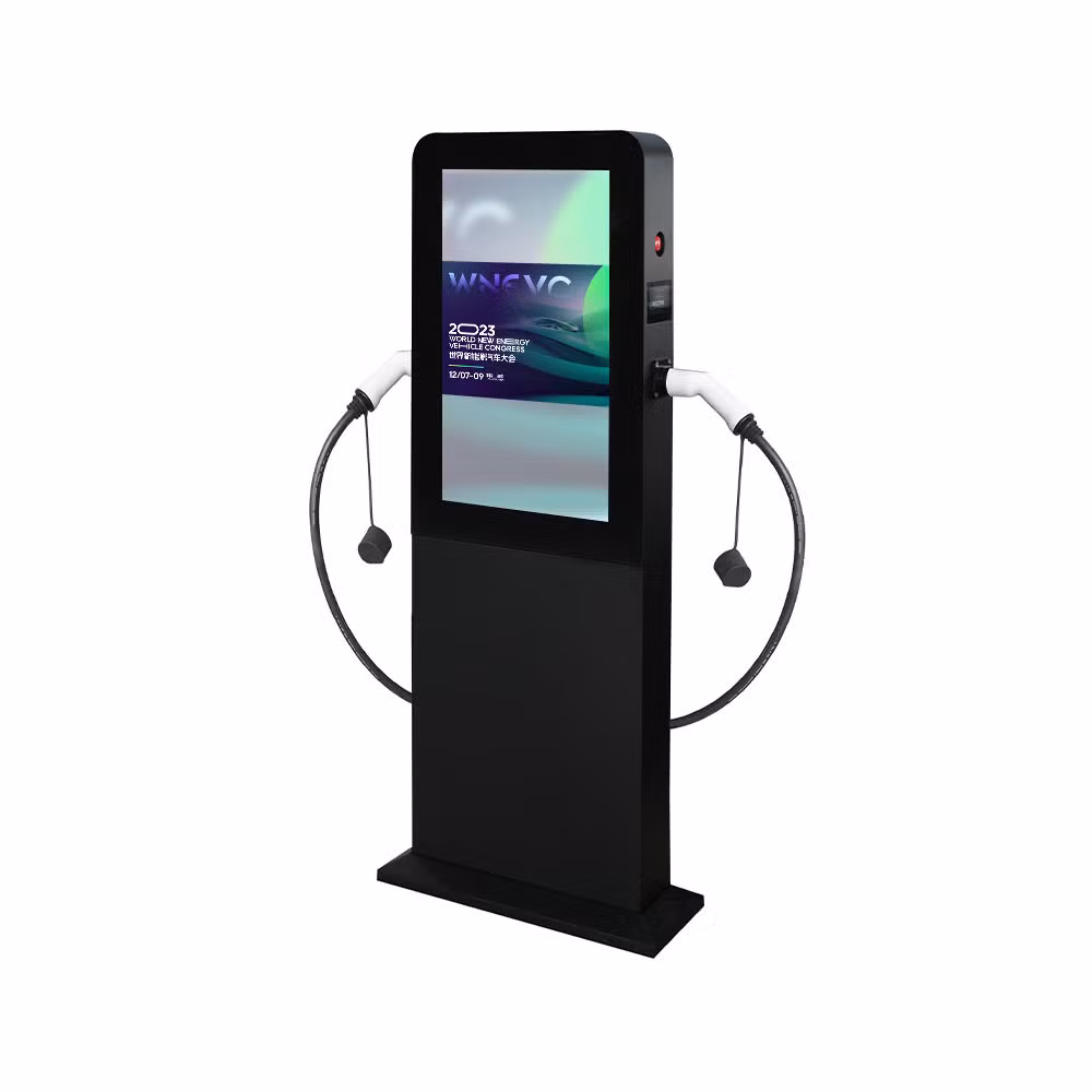 OEM Commercial Electric Car Charging Point Manufacturers with Advertising Display China Manufacturer