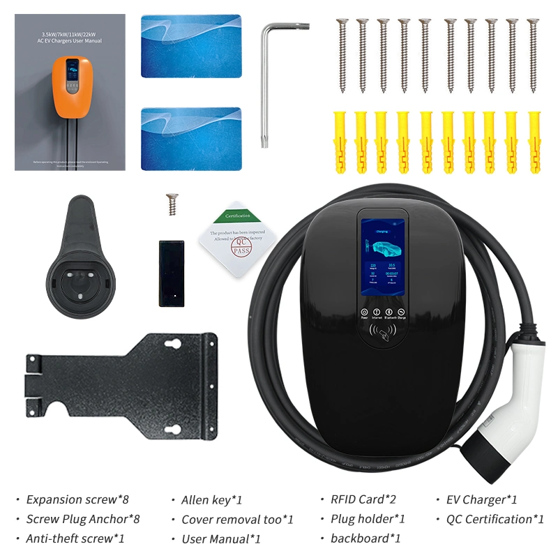 7kw Electric Car Vehicle EV Charging Station Home Use with CE