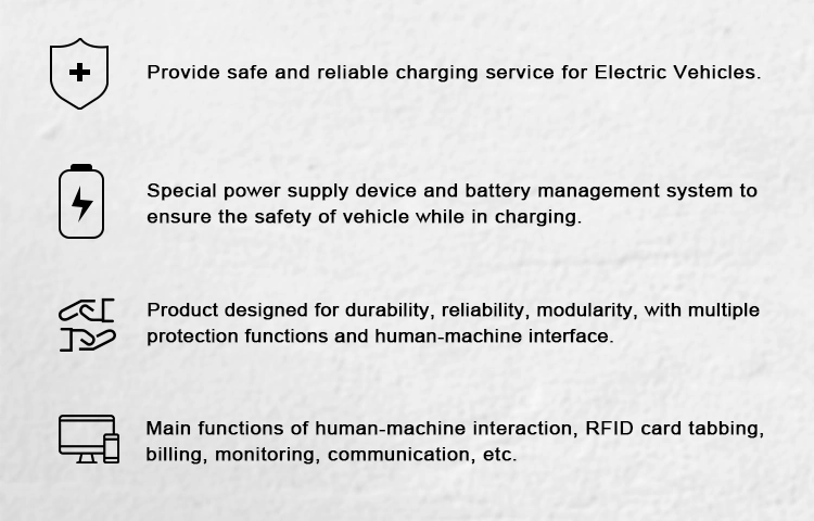 Portable 30kw DC Fast Charging Station CCS 2 DC EV Charger Mobile Electric Vehicle Charging Pile